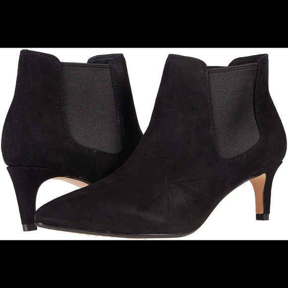 Clarks Shoes - NWB Ladies Clarks Laina 55 Boot 2 Black Suede 9W